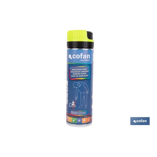 MARCAJE DE OBRA FLUORESC. AMARILLO 500ML