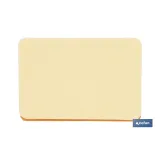 CATADIÓPTRICO RECTANGULAR ÁMBAR 56 X 39 MM CON ADHESIVO