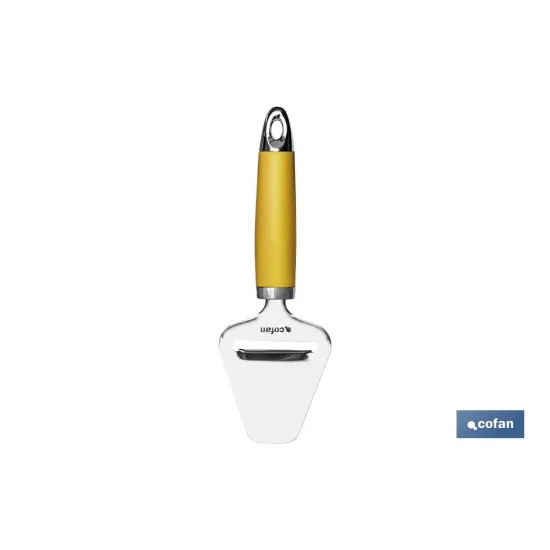 PALA DE CORTAR QUESO AMARILLO MODELO SENA 22 CM