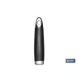 ABRIDOR DE BOTELLAS NEGRO MODELO SENA 18,5 CM