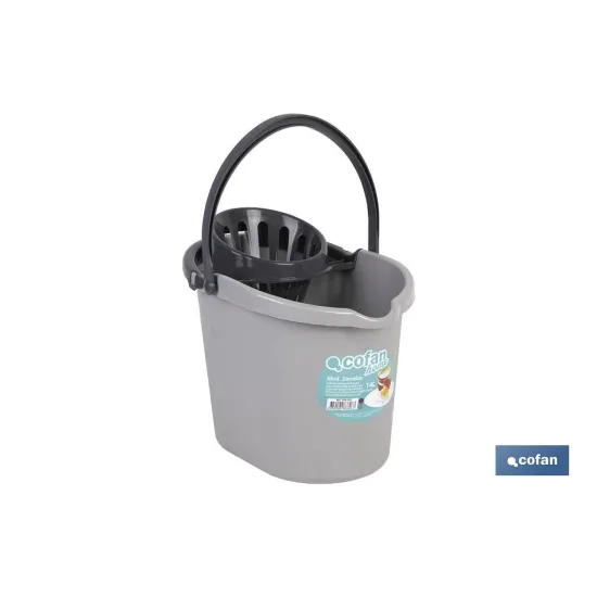 CUBO ESCURRIDOR 14 L GRIS CLARO