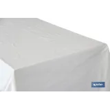 PROTECTOR DE MESA DE  PVC BLANCO 1,40 x 50  m