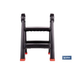 TABURETE ESCALERA 2 PELDAÑOS 470 X 435 X 630 MM