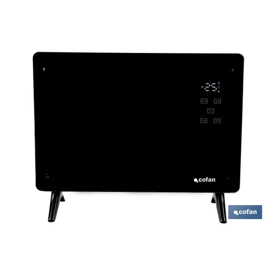 CONVECTOR DE PANEL DE VIDRIO PANTALLA LED 1500 W