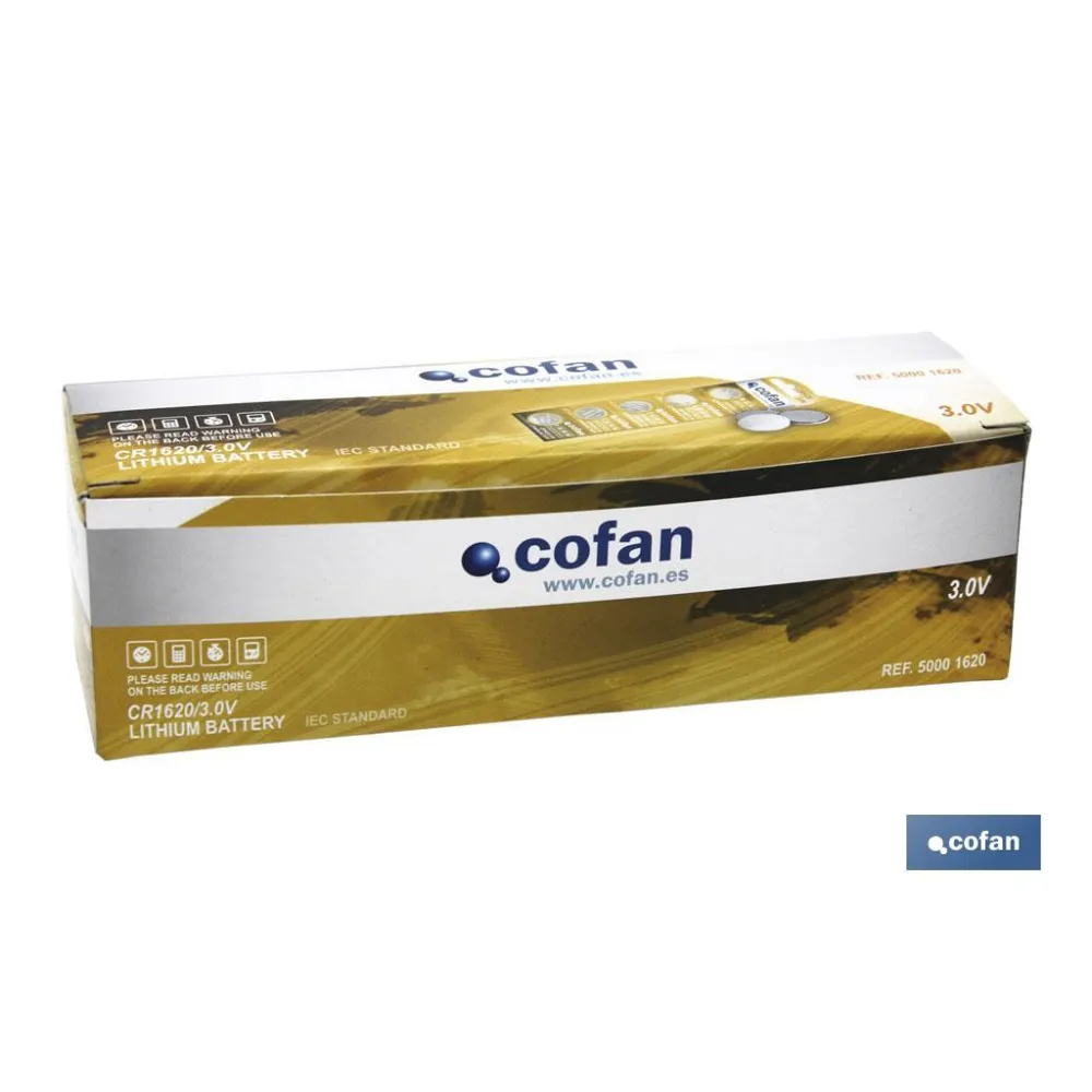 PILA BOTÓN CR1620/3,0V