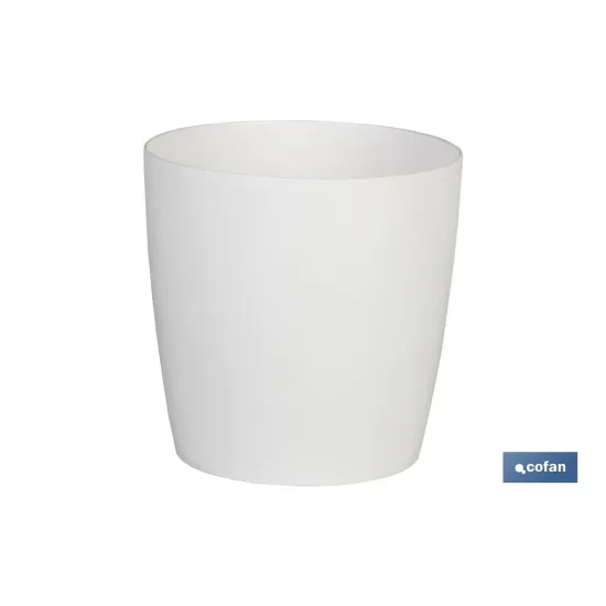 MACETA CAMELIA COLOR BLANCO 30X28cm