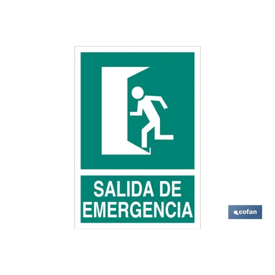 SEÑAL LUMINISCENTE 210X148MM.