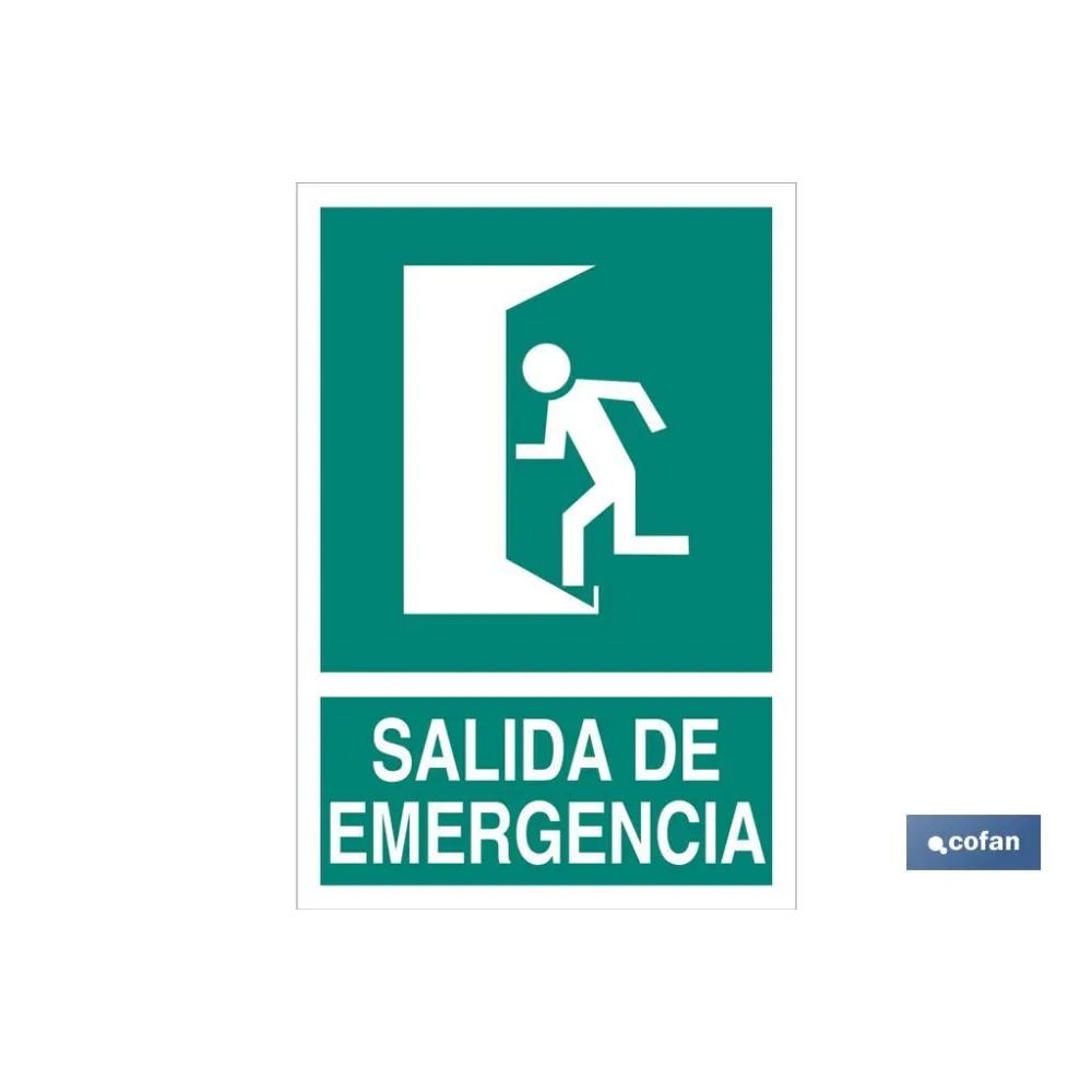 SEÑAL LUMINISCENTE 420X297MM.