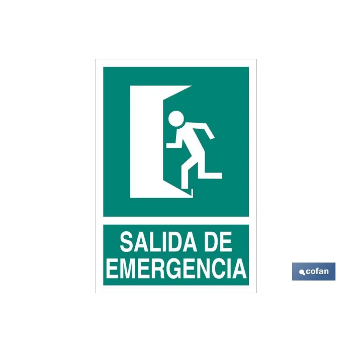 SEÑAL LUMINISCENTE 420X297MM.