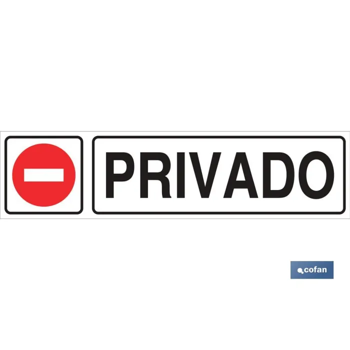 SEÑAL GLASSPACK ADHESIVA 175X45MM.
