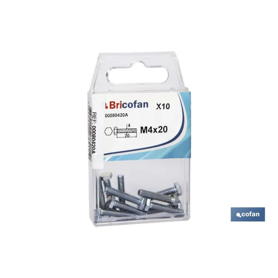 BL 6 UDS. DIN-933 M-5X40 Z Venta unitaria