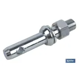 PERNO ROSCADO PARA ENGANCHE APEROS M 22 X Ø22 MM