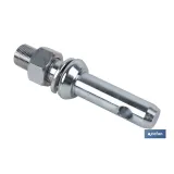PERNO ROSCADO PARA ENGANCHE APEROS M 22 X Ø22 MM