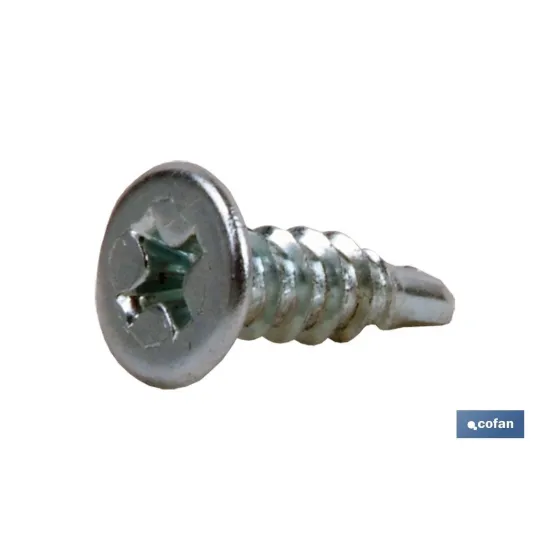 TORNILLO AUTOT. EXTRAPLANO 4,2 X 23 BLANCO