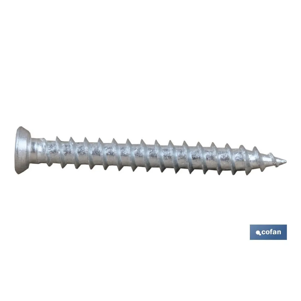 TORNILLO HORMIGÓN PLANA TORX 7,5X130