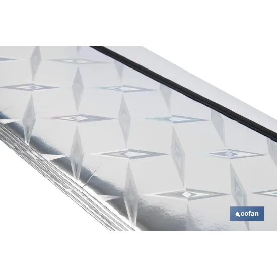 PARASOL ALUMINIZADO EFECTO LÁSER CON VENTOSAS 70 X 150 CM