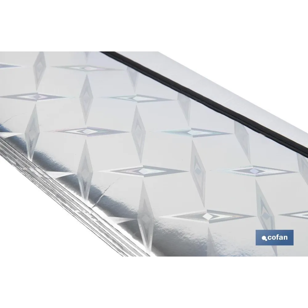 PARASOL ALUMINIZADO EFECTO LÁSER CON VENTOSAS 70 X 150 CM