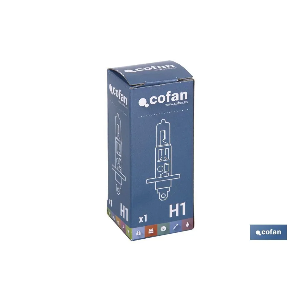 LÁMPARA HALÓGENA COFAN H1 (P14,5S) 12V 55W