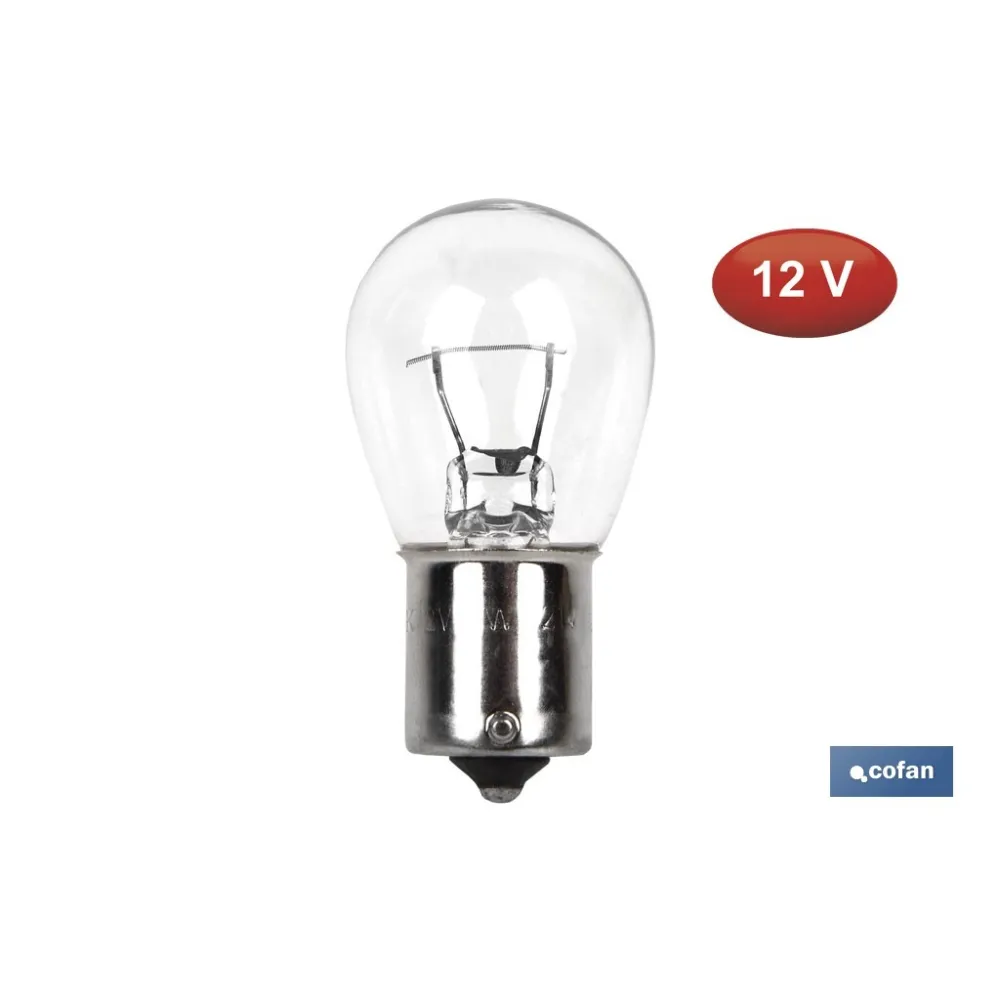LÁMPARA COFAN P21W (BA15s) 12V