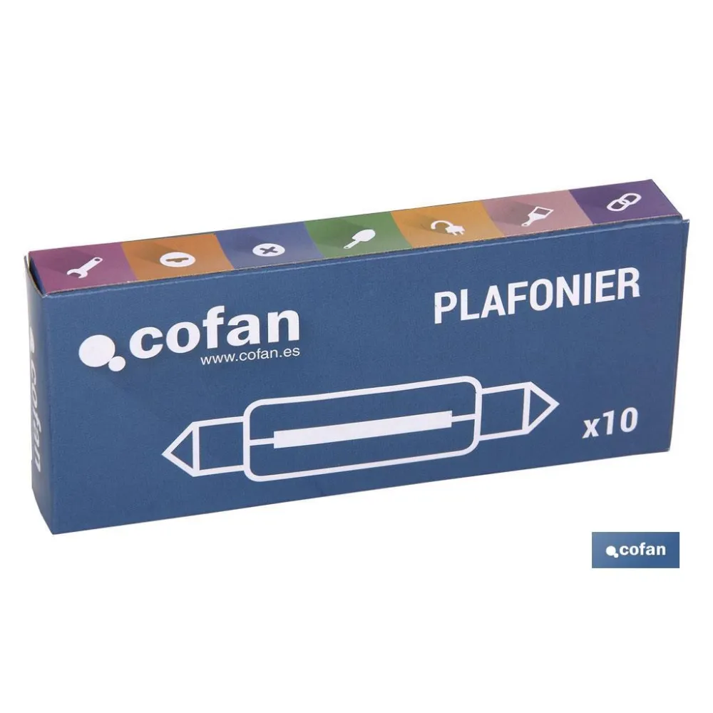 LÁMPARA PLAFONIER C10W (11X31mm) 12V