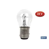 LÁMPARA COFAN 2 POLOS P21/5W (BA15d) 24V venta unitaria
