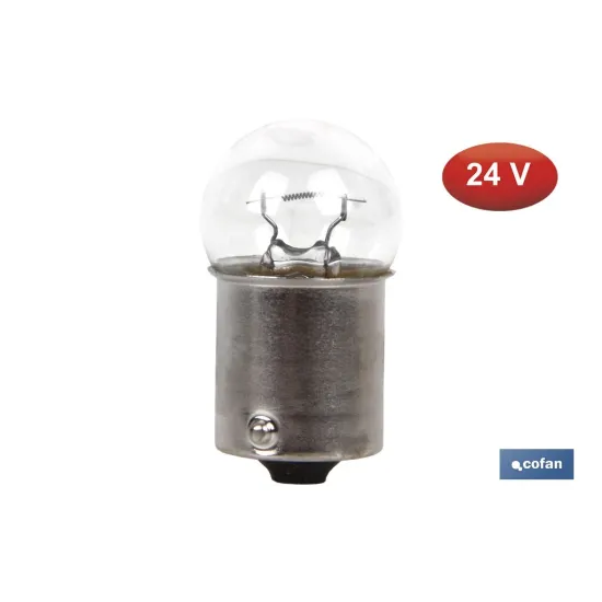 LÁMPARA COFAN PILOTO R10W (BA15s) 24V venta unitaria