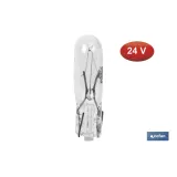 LÁMPARA S/CASQUILLO W1,2-T5 (W2X4, 6d) 24V