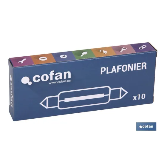 LÁMPARA COFAN PLAFONIER C5W (11X38) 24V