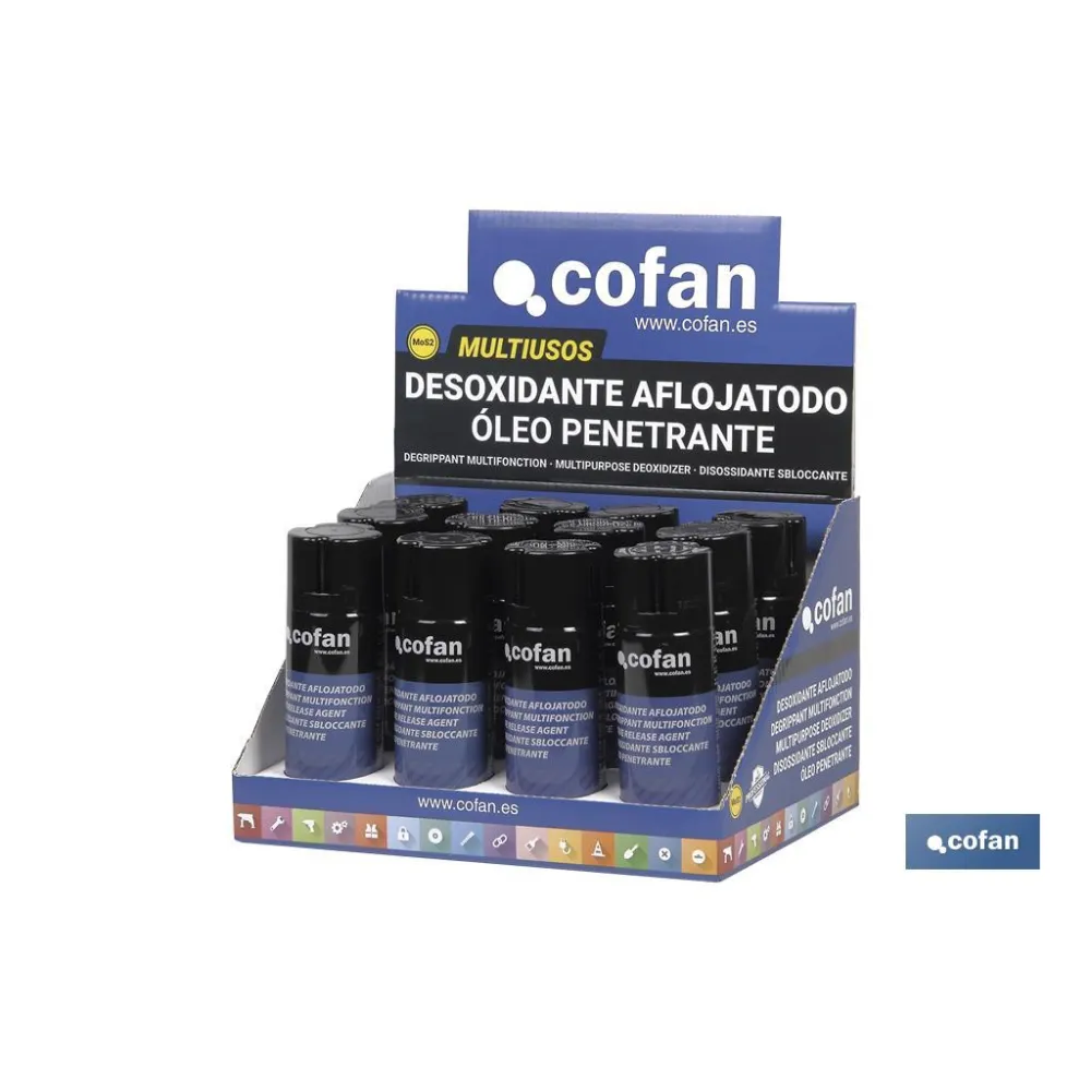 EXPOSITOR AFLOJATODO 400ML. 12 UNDS.