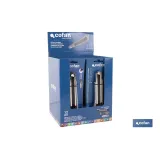 EXPOSITOR DE CÚTER DE ALUMINIO 18 MM 12 UDS.