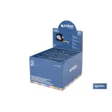 EXPOSITOR DE FLEXÓMETROS ANTIDESLIZANTES 16 MM X 3 M 12 UDS.