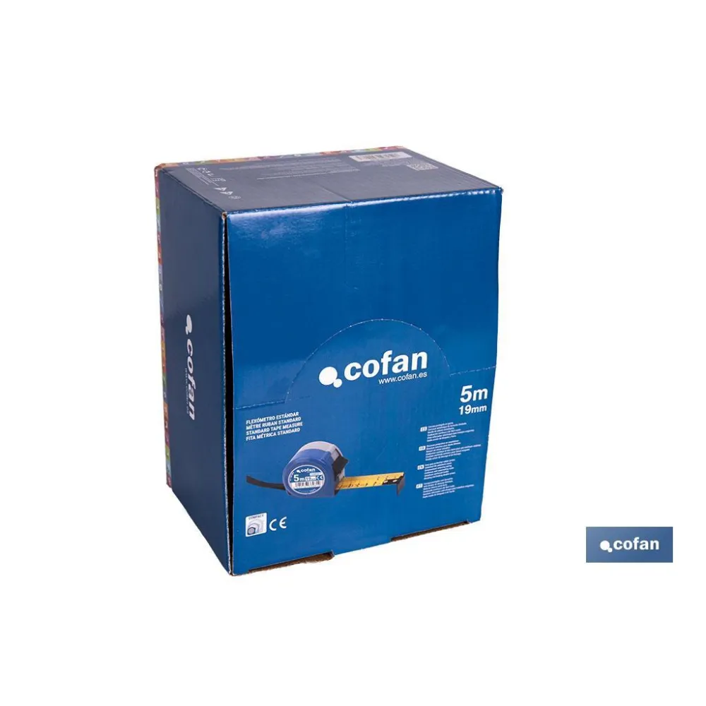 EXPOSITOR FLEXÓMETRO ESTÁNDAR 19 MM X 5 M 12 UDS.
