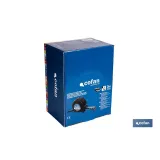 EXPOSITOR FLEXÓMETRO HOJA NEGRA DOBLE CARA 16 MM X 3 M 12 UDS.