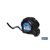 EXPOSITOR FLEXÓMETRO HOJA NEGRA DOBLE CARA 19 MM X 3 M 12 UDS.