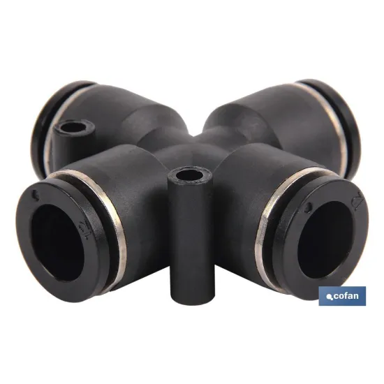 EMPALME RAPIDO FORMA CRUZ M-4 Venta unitaria
