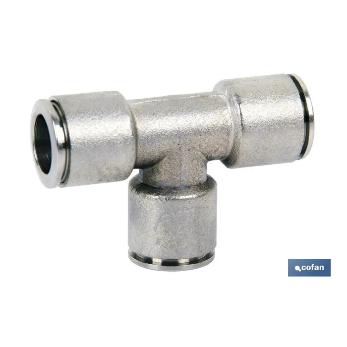 EMPALME RAPIDO METALICO TE TUBO DE 10 Venta unitaria
