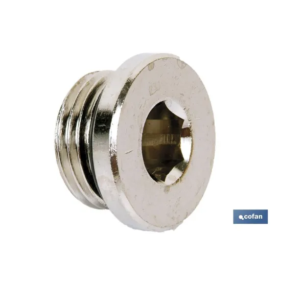 TAPON ALLEN ROSCA MACHO CON TORICA R-1/8 Venta unitaria