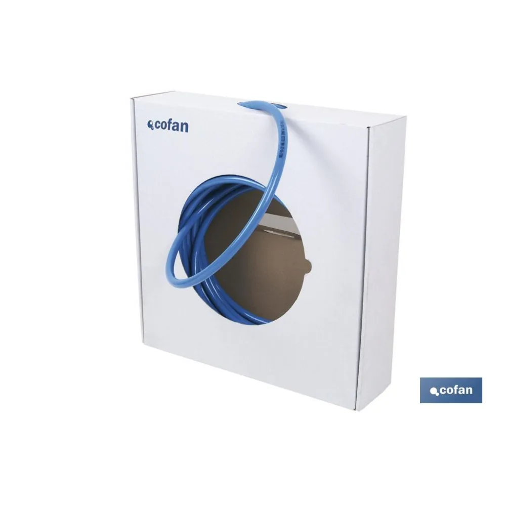 CAJA 25MT TUBO POLIURETANO AZUL 7X10