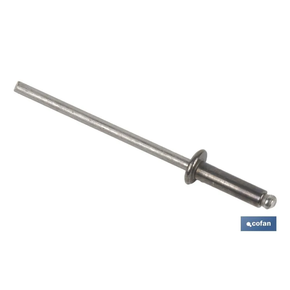 REMACHE ACERO INOX A-2  4.8 X 10 MM