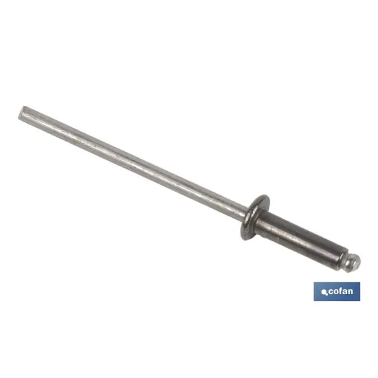 REMACHE ACERO INOX A-2  4.8 X 14 MM