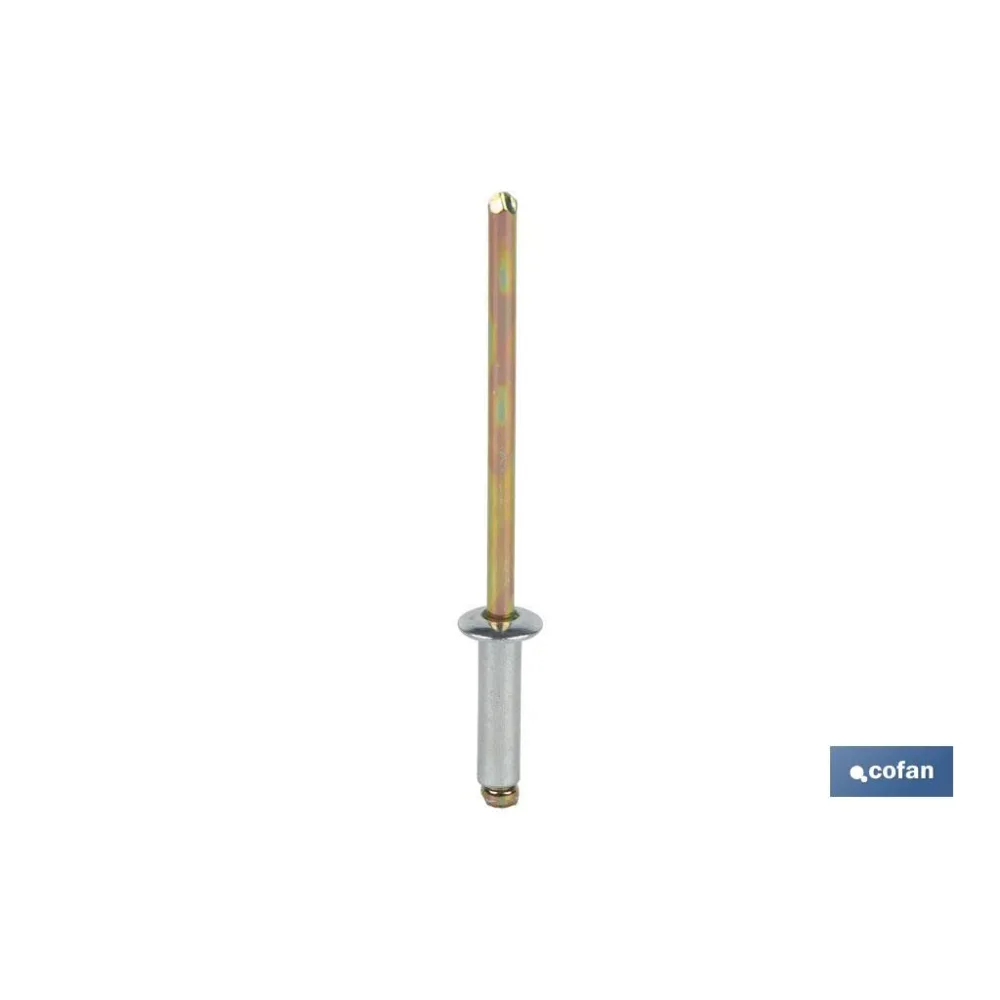 REMACHE ACERO  6 X 12 MM
