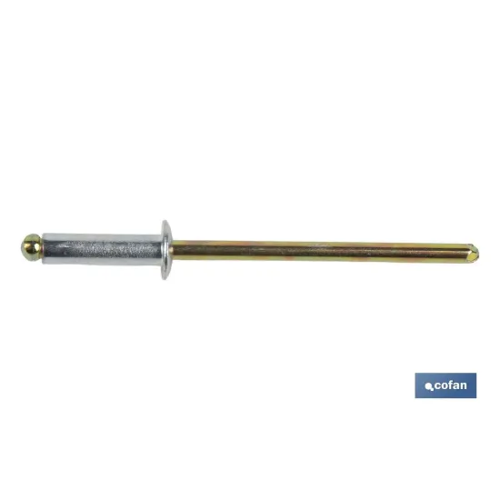REMACHE ACERO  6 X 12 MM