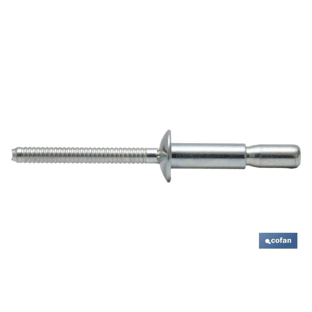 REMACHE ACERO ESTRUCTURAL 6,4 X 14 MM