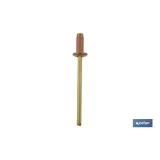 REMACHE COBRE-BRONCE 4 X 6 MM