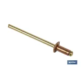 REMACHE COBRE-BRONCE 4 X 12 MM