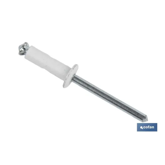 REMACHE DE FLOR BLANCO 4 X 16 MM