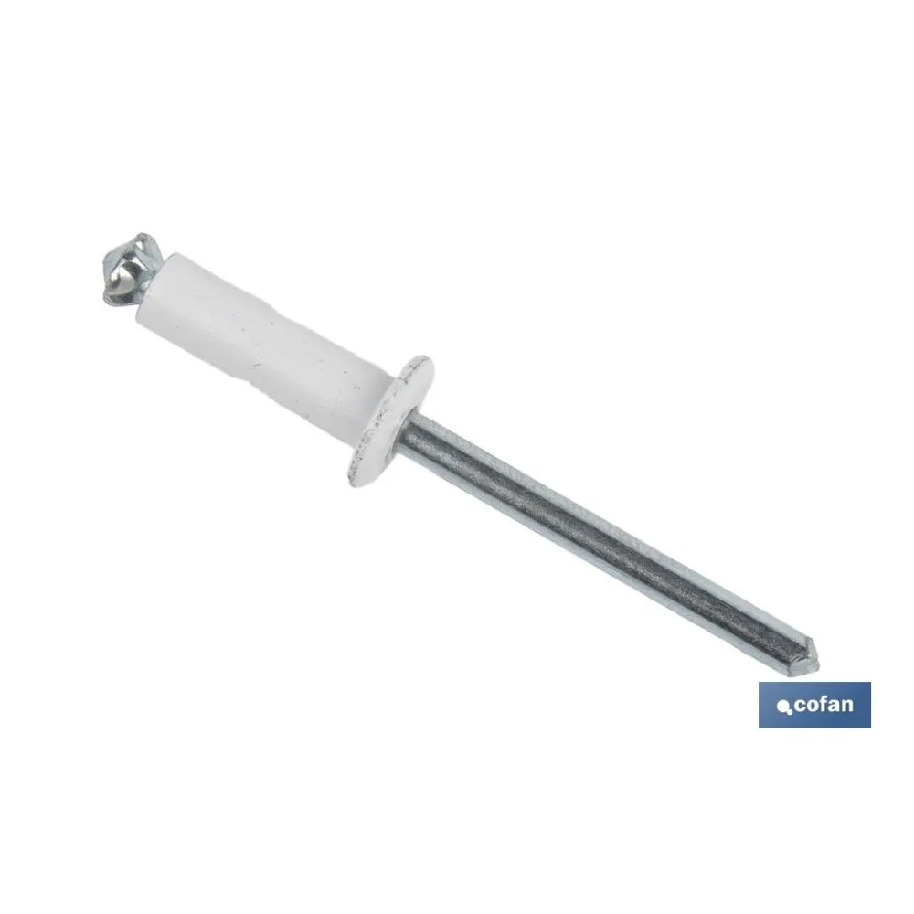REMACHE DE FLOR BLANCO 4 X 16 MM