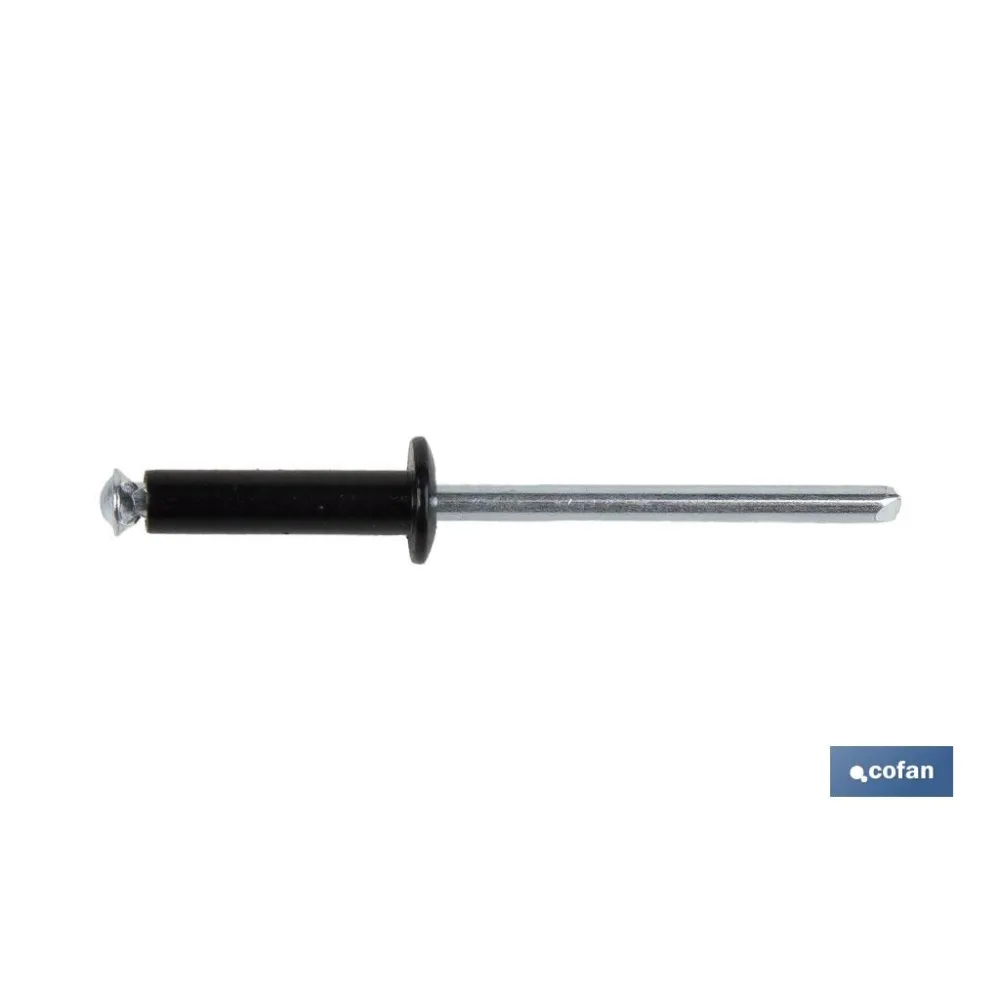 REMACHE DE FLOR NEGRO 4 X 20 MM