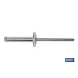 REMACHE FLOR CABEZA ANCHA 4,8 X 18 MM