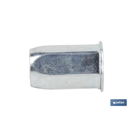 TUERCAS REMACHABLES HEXAGONAL CABEZA REDUCIDA ACERO M6